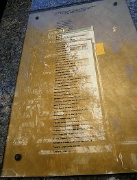 PLACA DETENIDOS DESAPARECIDOS ASESINADOS